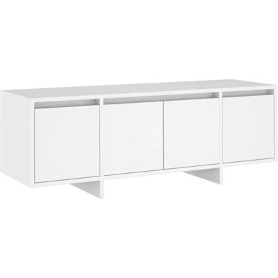 vidaXL 809575 Weißes TV-Schrank mit 4 Türen - TV Möbel vidaXL 809575 Weißes TV-Schrank mit 4 Türen - TV Möbel