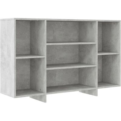 vidaXL 809624 Moderner Betongrau 4-Regal Sideboard - Sideboard vidaXL 809624 Moderner Betongrau 4-Regal Sideboard - Sideboard