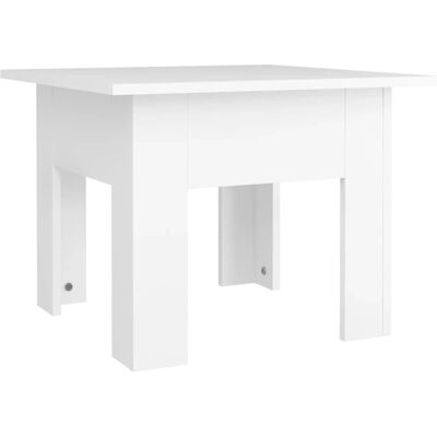 vidaXL Mesa de café blanca 55x55x42 cm - Coffee Table vidaXL Mesa de café blanca 55x55x42 cm - Coffee Table