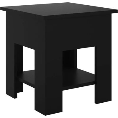vidaXL Schwarzer Couchtisch 40x40x42 cm Spanplatte - Couchtisch vidaXL Schwarzer Couchtisch 40x40x42 cm Spanplatte - Couchtisch