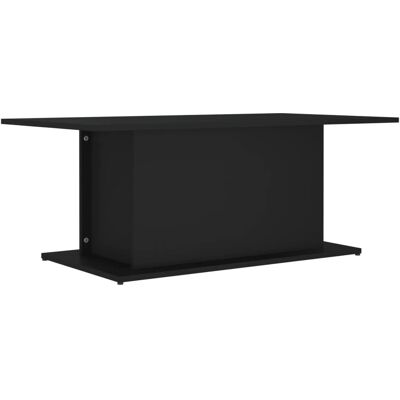 vidaXL 102x55.5x40 cm Schwarzer Engineered Wood Couchtisch - Couchtisch vidaXL 102x55.5x40 cm Schwarzer Engineered Wood Couchtisch - Couchtisch