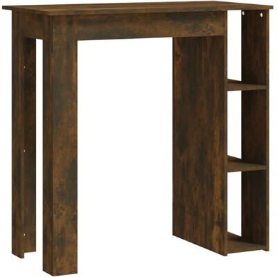 vidaXL Bartisch Räucher Eiche - 102x50x103,5 cm vidaXL Bartisch Räucher Eiche - 102x50x103,5 cm