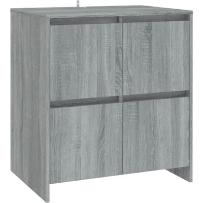 vidaXL 813012 Graues Sonoma Sideboard - Sideboard vidaXL 813012 Graues Sonoma Sideboard - Sideboard