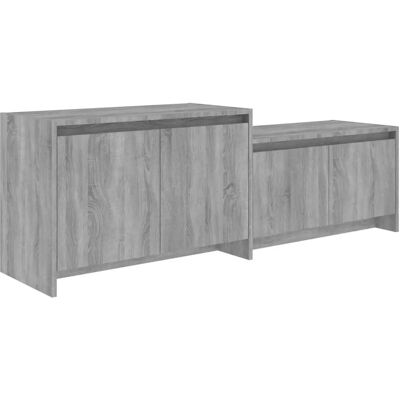 vidaXL 813027 Graues Sonoma TV-Schrank - Lowboard vidaXL 813027 Graues Sonoma TV-Schrank - Lowboard
