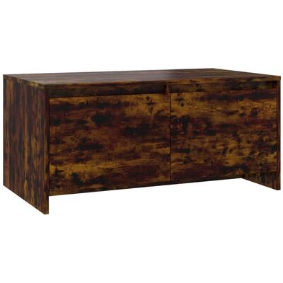 vidaXL Kaffeetisch Räucher Eiche 90x50x41.5 cm - Couchtisch vidaXL Kaffeetisch Räucher Eiche 90x50x41.5 cm - Couchtisch