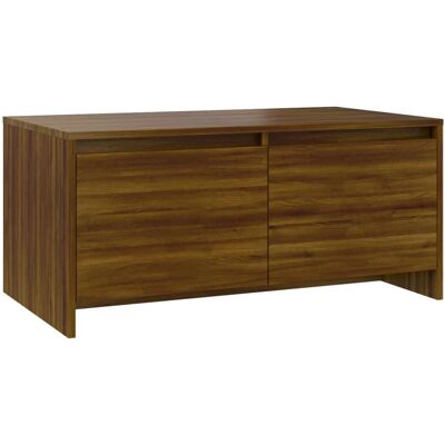 vidaXL Awo83015 Braun Eichen Couchtisch - Beistelltisch vidaXL Awo83015 Braun Eichen Couchtisch - Beistelltisch