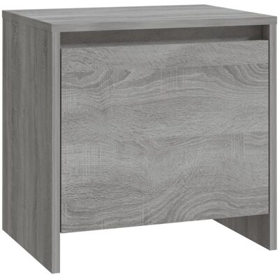 vidaXL 813046 Nightstand - Grey Sonoma - Nightstand vidaXL 813046 Nightstand - Grey Sonoma - Nightstand