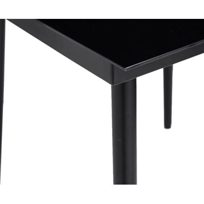 vidaXL Gartentisch - Stahl & Glas - 140x70x74 cm vidaXL Gartentisch - Stahl & Glas - 140x70x74 cm
