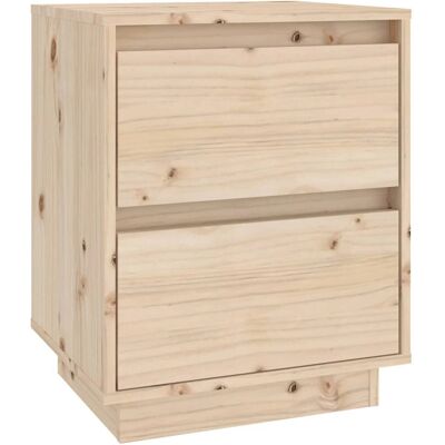 vidaXL 813315 Table de Nuit - Bois de Pin Massif - Design Moderne - Publicité vidaXL 813315 Table de Nuit - Bois de Pin Massif - Design Moderne - Publicité