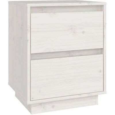 vidaXL 813317 Natbord - Moderne hvidfuru natbord vidaXL 813317 Natbord - Moderne hvidfuru natbord