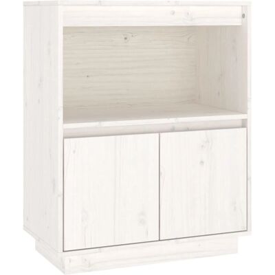 vidaXL Weiße Massivholz Kiefer Sideboard - Wohnzimmer Möbel vidaXL Weiße Massivholz Kiefer Sideboard - Wohnzimmer Möbel