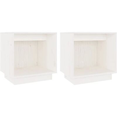 vidaXL 813338 Nachttisch - Nachttisch, Weiß, Modern, Langlebig vidaXL 813338 Nachttisch - Nachttisch, Weiß, Modern, Langlebig