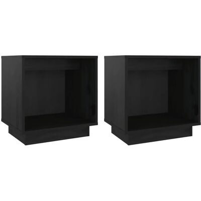 vidaXL 813344 Nachttisch - Nachttisch, Beistelltisch, Schwarz vidaXL 813344 Nachttisch - Nachttisch, Beistelltisch, Schwarz