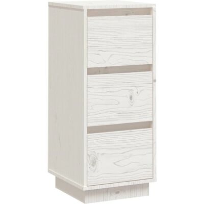 vidaXL 813367 Weißes Massives Kiefernholz Sideboard - Sideboard vidaXL 813367 Weißes Massives Kiefernholz Sideboard - Sideboard