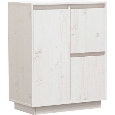 vidaXL 85866 Weiße Massivholz-Kiefern-Sideboard - Sideboard vidaXL 85866 Weiße Massivholz-Kiefern-Sideboard - Sideboard