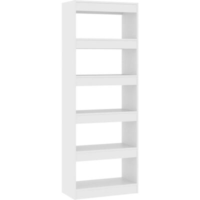 vidaXL 811673 Weißes Bücherregal - Raumteiler & Stauraum vidaXL 811673 Weißes Bücherregal - Raumteiler & Stauraum
