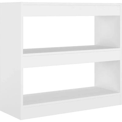 vidaXL Awo74183 Weißes Bücherregal Raumteiler Stauraum - Bücherregal vidaXL Awo74183 Weißes Bücherregal Raumteiler Stauraum - Bücherregal