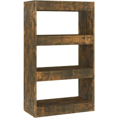 vidaXL 813602 Rauchfurnier Bücherregal - Raumteiler, Stauraum vidaXL 813602 Rauchfurnier Bücherregal - Raumteiler, Stauraum