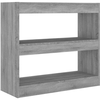vidaXL 813615 Grau Sonoma Bücherregal - Raumteiler & Stauraum vidaXL 813615 Grau Sonoma Bücherregal - Raumteiler & Stauraum