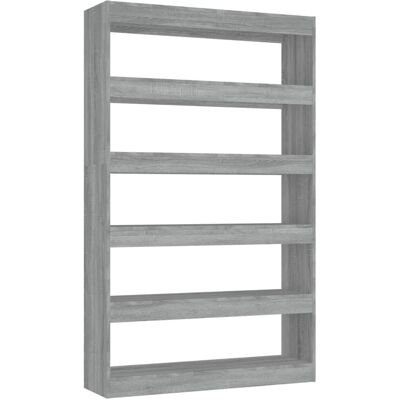vidaXL Bücherregal/Raumteiler Grey Sonoma 100x30x166 cm - Bücherregal/Room Divider vidaXL Bücherregal/Raumteiler Grey Sonoma 100x30x166 cm - Bücherregal/Room Divider