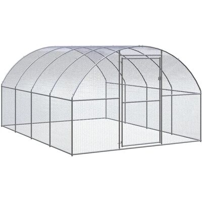 vidaXL Kyllingehus - Galvaniseret stål 3x4x2 m Udevoliere vidaXL Kyllingehus - Galvaniseret stål 3x4x2 m Udevoliere