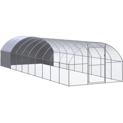 vidaXL Außen-Hühnerstall 3x10x2 m Verzinkter Stahl Garten Hühnerhaus vidaXL Außen-Hühnerstall 3x10x2 m Verzinkter Stahl Garten Hühnerhaus