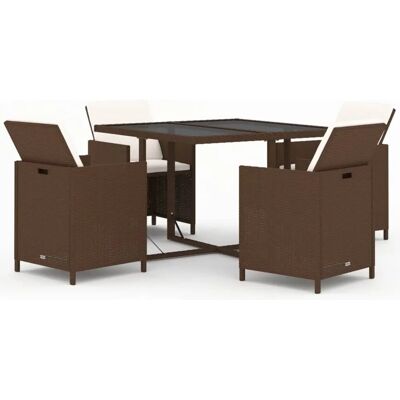 Conjunto de Móveis de Jardim VidaXL - Mesa e Cadeiras Conjunto de Móveis de Jardim VidaXL - Mesa e Cadeiras