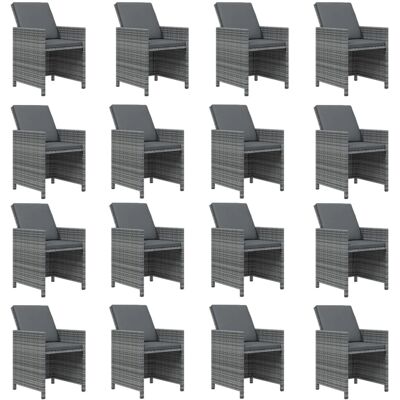 Maisonchic Modell 915336 Garten Essgruppe mit Grau Kissen Maisonchic Modell 915336 Garten Essgruppe mit Grau Kissen