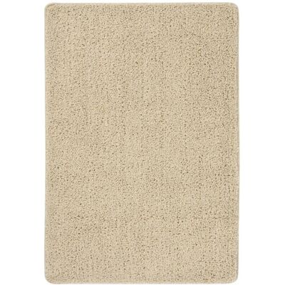 Alfombra peluda crema 120x170 cm antideslizante vidaXL - Alfombra Alfombra peluda crema 120x170 cm antideslizante vidaXL - Alfombra