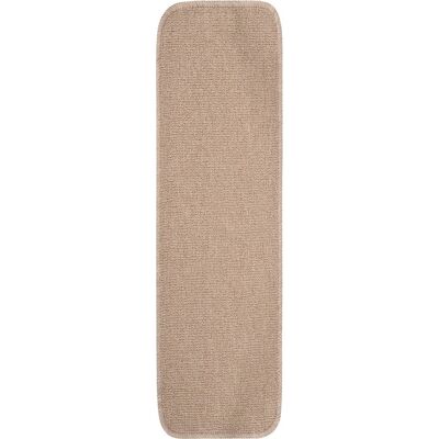 vidaXL Set di Tappetini Antiscivolo Beige - Tappetini per Scala vidaXL Set di Tappetini Antiscivolo Beige - Tappetini per Scala