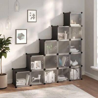 vidaXL Opbevaringskube Organizer - Sort - Opbevaringskube vidaXL Opbevaringskube Organizer - Sort - Opbevaringskube