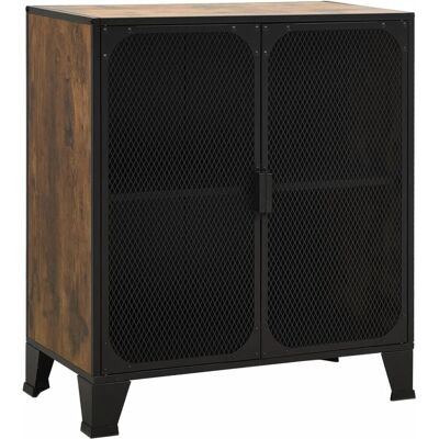 vidaXL - Nova - Metall und MDF - Rostbraun - Aufbewahrungsschrank vidaXL - Nova - Metall und MDF - Rostbraun - Aufbewahrungsschrank