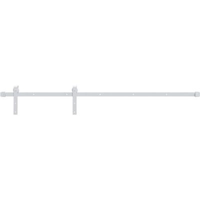 vidaXL Kit de quincaillerie pour porte coulissante en acier blanc 200cm - Publicité vidaXL Kit de quincaillerie pour porte coulissante en acier blanc 200cm - Publicité