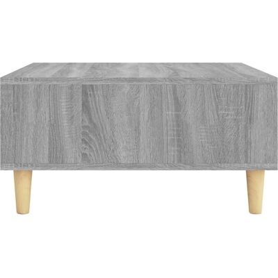 vidaXL Sonoma Grauer Couchtisch 60x60x30 cm Spanplatte - Beistelltisch vidaXL Sonoma Grauer Couchtisch 60x60x30 cm Spanplatte - Beistelltisch
