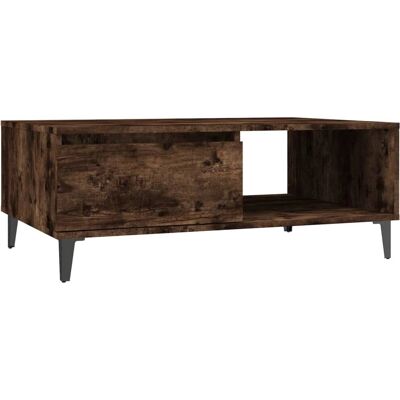 vidaXL Couchtisch Raucheiche - Modernes Design - 90x60x35 cm vidaXL Couchtisch Raucheiche - Modernes Design - 90x60x35 cm