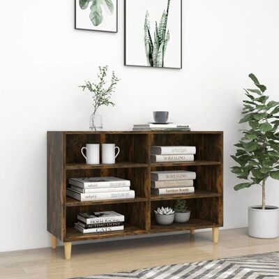 vidaXL Sideboard Räucher Eiche - Skandinavischer Stauraum vidaXL Sideboard Räucher Eiche - Skandinavischer Stauraum
