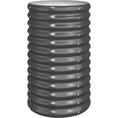 vidaXL Gartentopf Stahl Anthrazit - Gartenpflanzer vidaXL Gartentopf Stahl Anthrazit - Gartenpflanzer