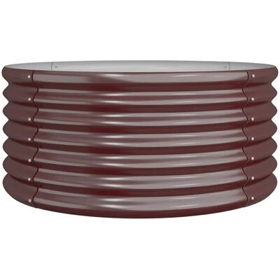 vidaXL Tuinbak - 80x80x36 cm - Duurzaam staal, Bruin vidaXL Tuinbak - 80x80x36 cm - Duurzaam staal, Bruin
