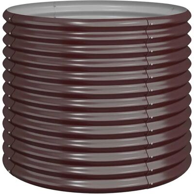 vidaXL Brunt Stål Haveplanter 80x68cm - Havekrukke vidaXL Brunt Stål Haveplanter 80x68cm - Havekrukke