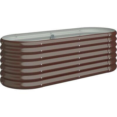 vidaXL Garden Planter Brown 114x40x36cm - Garden Planter vidaXL Garden Planter Brown 114x40x36cm - Garden Planter
