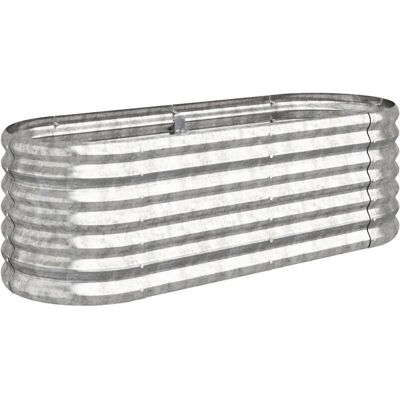 vidaXL Stahl-Gartenblumenkasten 114x40x36 cm - Gartenblumenkast vidaXL Stahl-Gartenblumenkasten 114x40x36 cm - Gartenblumenkast