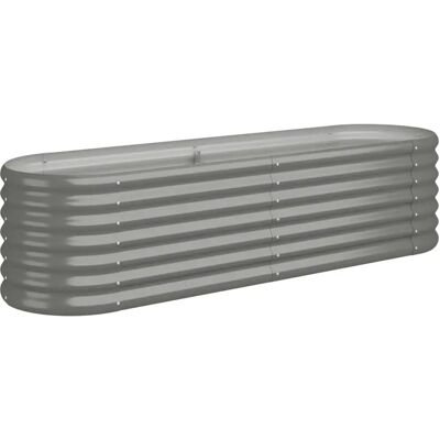 vidaXL Graue Gartenpflanzgefäß 152x40x36 cm - Garten Pflanzer vidaXL Graue Gartenpflanzgefäß 152x40x36 cm - Garten Pflanzer