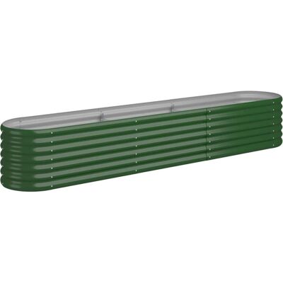 vidaXL Gartenblumenkübel - 224x40x36 cm - Pulverbeschichteter Stahl vidaXL Gartenblumenkübel - 224x40x36 cm - Pulverbeschichteter Stahl