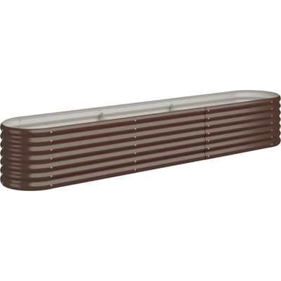vidaXL Tuinplantbak - 224 x 40 x 36 cm - Bruin - Tuinbed vidaXL Tuinplantbak - 224 x 40 x 36 cm - Bruin - Tuinbed