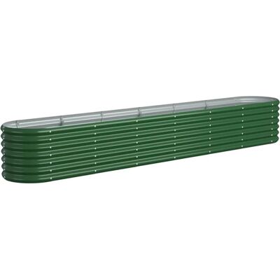 vidaXL Garden Planter - 260x40x36 cm - Green - Garden Bed vidaXL Garden Planter - 260x40x36 cm - Green - Garden Bed