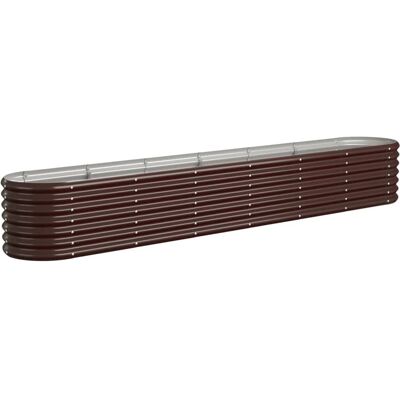 vidaXL Gartenblumenkübel - Braun - 260x40x36 cm vidaXL Gartenblumenkübel - Braun - 260x40x36 cm