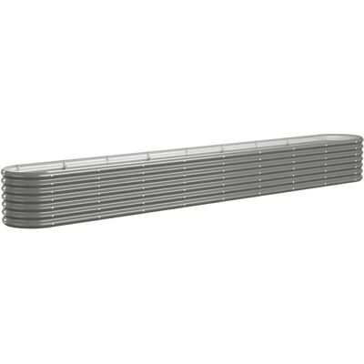 vidaXL Garden Planter Grey 332x40x36 cm - Garden Planter vidaXL Garden Planter Grey 332x40x36 cm - Garden Planter