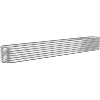 vidaXL Jardinera - Plata - 332x40x36 cm - Cama elevada vidaXL Jardinera - Plata - 332x40x36 cm - Cama elevada