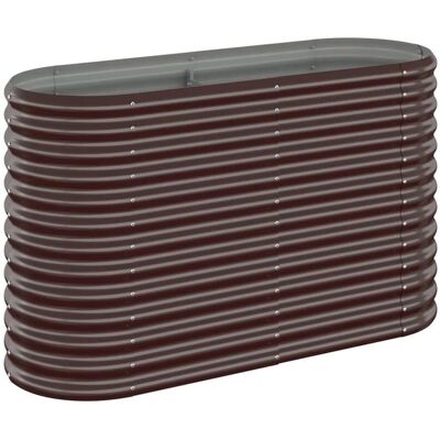 vidaXL Gartentopf - 114x40x68 cm Braun - Gartentopf vidaXL Gartentopf - 114x40x68 cm Braun - Gartentopf