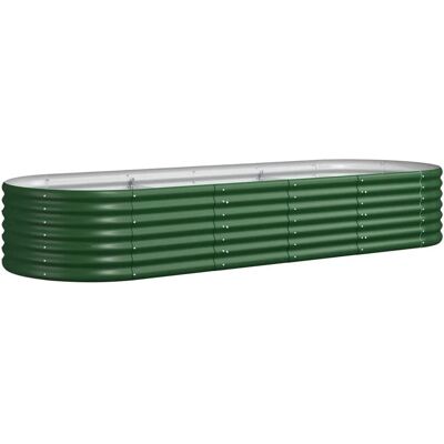 vidaXL Gartenblumenkasten - 224x80x36 cm - Grün - Gartenpflanzer vidaXL Gartenblumenkasten - 224x80x36 cm - Grün - Gartenpflanzer